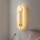Axyaa Copper Marble Wall Lamp LED Bedroom Light Luxury Atmosphere Lighting