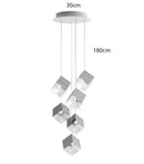 Axyaa Salon Chandelier Pendant Light Ceiling Lamp Fancy Dining Room Indoor Lighting
