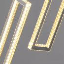 Axyaa Nordic Crystal LED Chandelier for Living Room Staircase and Indoor Lighting