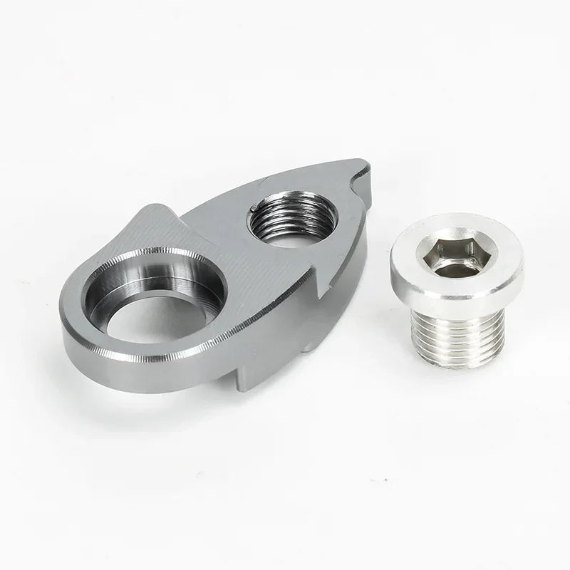 Axyaa Aluminum Rear Derailleur Hanger Extension for Bike Frame Gear Tailhook