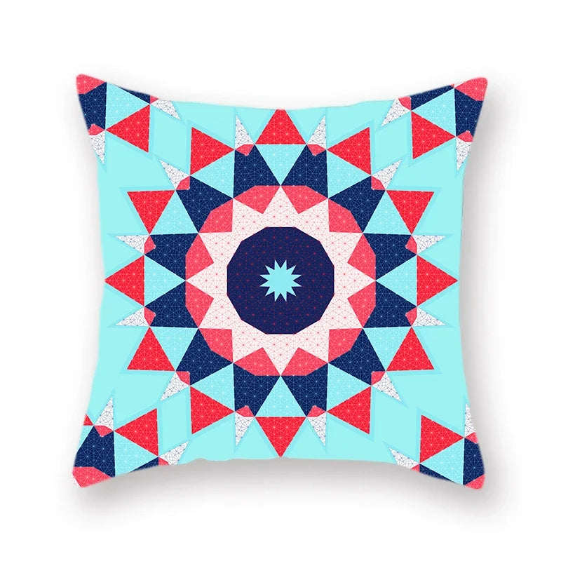 Axyaa Bohemian Mandala Print Pillow Cover 45x45cm
