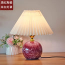Axyaa Ceramic Desk Lamp Girl Bedroom Bedside Table Lamp Nordic Wedding Children's Room Gift