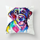 Axyaa Cute Dog Pattern Pillowcase Cover 45x45cm for Kids Room & Living Sofa Decor