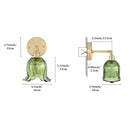 Nordic Brass Glass Wall Lamp by Axyaa - LED Decor Lighting Fixtures