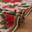 Luxury Jacquard Christmas Table Runner by Axyaa - Festive Home Decor & Bed Flag