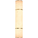 Axyaa Marble Wall Sconce LED Copper Gold Modern Wall Lamp for Bedroom & Hotel