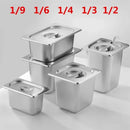 Axya Stainless Steel GN Pan Set for Chafing Buffet and Food Service