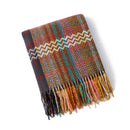 Axyaa Ethnic Woven Sofa Blanket with Tassel Detail 127x172cm