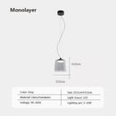 Axyaa Nordic Glass LED Pendant Lights Industrial Chandelier for Home Decor