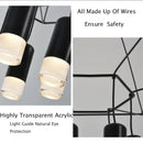 Axyaa Modern Iron Art 5w G9 LED Pendant Lamp for Living Room and Bar