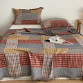 Axyaa Cotton Four-Layer Gauze Fringed Blanket Towel Quilt