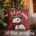 Axyaa Christmas Decorative Pillow Covers - Sofa Bedroom Car Cushion Cover