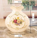 Axyaa Ceramic Vase Dried Flowers Arrangement Home Decor