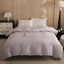 Axyaa Cotton Twill Quilt Cover - Single Size Solid Color Pure Cotton Bedding