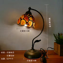 Axyaa Tiffany Agate Stone Table Lamp - Mediterranean Home Decor Luminaria