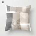 Axyaa Grey Family Pillowcase Square Cushion Cover for Home Office