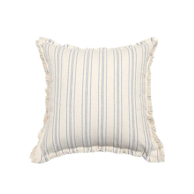 Axyaa Bohemia Striped Cushion Cover Throw Pillow for Retro Home Decor
