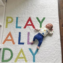 Axyaa Plush Carpet for Kids' Room - Large Area Rug, Soft Baby Crawling Mat