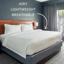 Axyaa Cotton Blend King Size Coverlet | Lightweight & Breathable Bedspread with Unique Wash-Activated Ripple