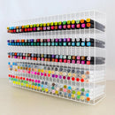 Axyaa Acrylic Marker Holder Pen Storage Box Pencil Shelf School Office Organizer