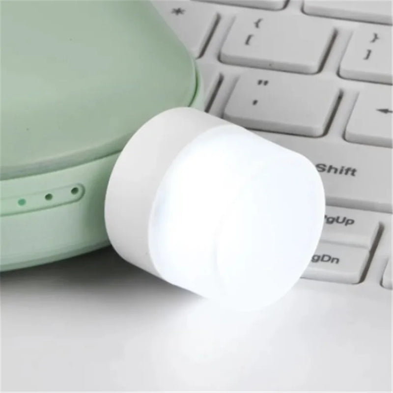 Axya Mini USB Plug Lamp 1W LED Night Light - Super Bright Eye Protection for Computer and Mobile Power