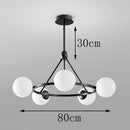 Axyaa Modern Indoor Pendant Light Chandeliers for Dining & Living Room