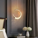 Axyaa Golden LED Chandelier for Dining Room, Bedroom, and Restaurant Decor