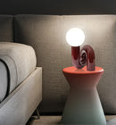 Axyaa Nordic Red Children's Bedroom Bedside Soft Decoration Light Luxury Table