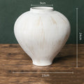 Axyaa Retro Chinese-style Porcelain Flower Vase Set - Earthenware & Kiln-transformed Accessories