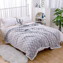 Axyaa Cloud Net Wave Coral Fleece Blanket: Soft, Warm Sofa Comfort for All Seasons