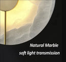 Axyaa Scandinavian Minimalist 15W Warm White LED Marble Wall Lamp