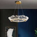 Axyaa Modern LED Pendant Light for Staircase Chandeliers in Living Room