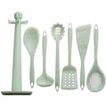 Axyaa Silicone Wooden Handle Kitchenware Set