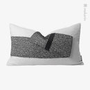 Axyaa Black & White Folding Waist Pillow for Home Decoration & Comfort