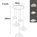 Axyaa Nordic Chandeliers Dining Room Pendant Lights Ceiling Hanging Lamps Home Decor