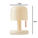 Axyaa Sunset Mushroom LED Night Light for Home Decor, USB Rechargeable