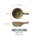 Axyaa Ceramic Coarse Pottery Seasoning Dipping Dish Set of 4
