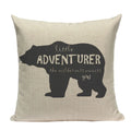 Axyaa Nordic Wildlife Cushion Covers 45x45cm Square Printed Pillow Case