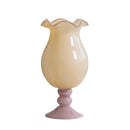 Axyaa Gufen Glazed Glass Vase: Light Luxury & Creative Living Room Decor