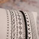 Axyaa Geometric Cotton Cushion Cover with Tassels - 30X50/45X45cm