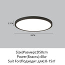 Axyaa LED Ceiling Light Remote Dimming Modern Home Decoration Fixture