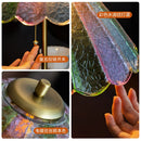 Axyaa French Medieval Butterfly Dream Glass Table Lamp LED E27 Romantic Atmosphere Desk Light