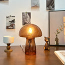 Axya Mushroom Glass Lamp - Nordic Style Night Light for Bedroom or Bedside