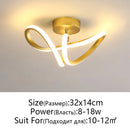 Axyaa Modern LED Ceiling Lamp Minimalist Style for Indoor Lighting