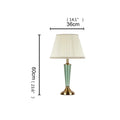 Axyaa Ceramic LED Desk Lamp for Home Office and Hotel Decor