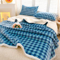 Axyaa Floral Coral Fleece Throw Blanket: Cozy & Stylish Winter Bed Sofa Blanket
