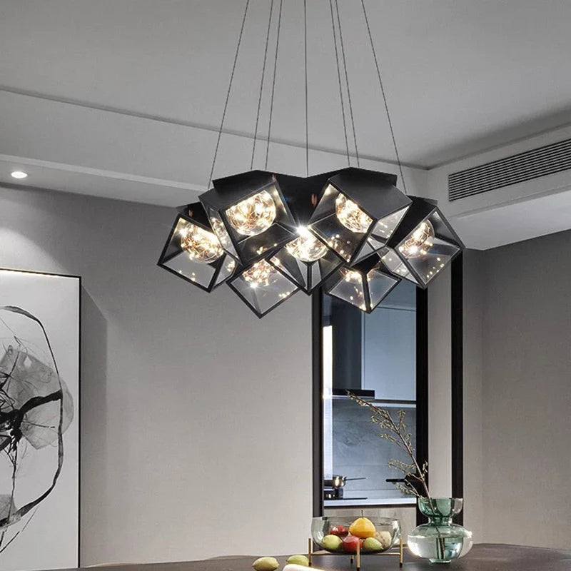 Axyaa Modern LED Pendant Light Chandeliers for Living Room and Dining Room