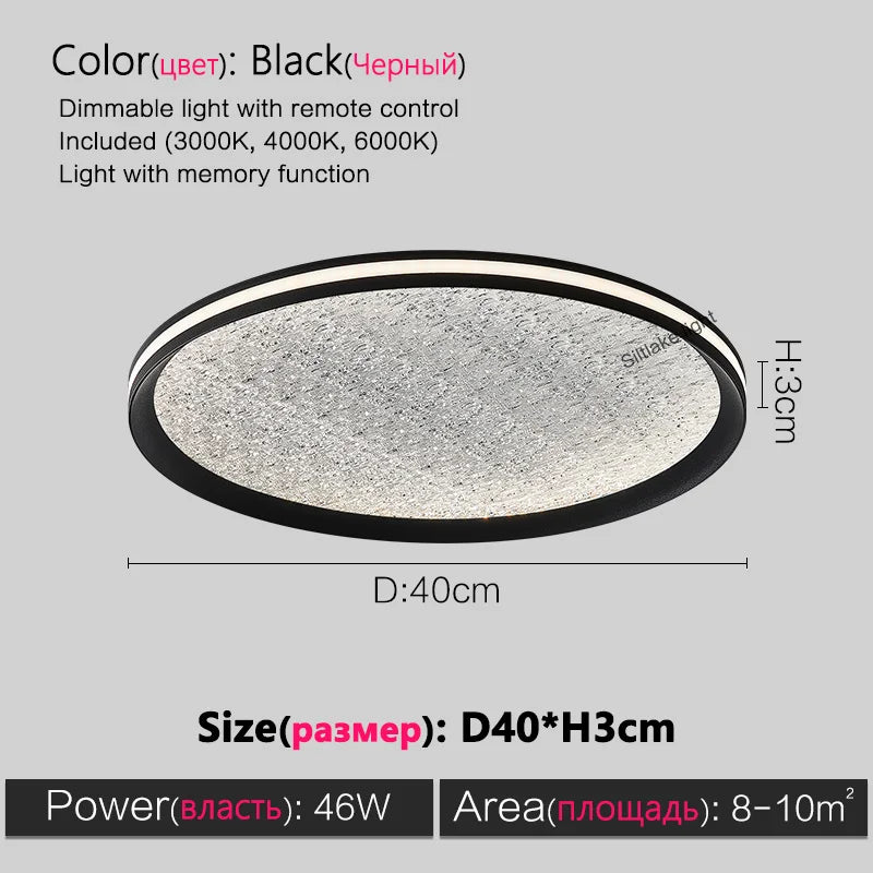 Axyaa Star LED Ceiling Light Bedroom Lamp Luxe Aluminum Modern Minimalist