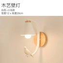 Axyaa Nordic LED Wall Lamp: Modern Resin Model for Bedroom & Children's Room Lighting