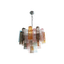 Axyaa Green Glass Pendant Light LED Chandelier for Living Room Lighting